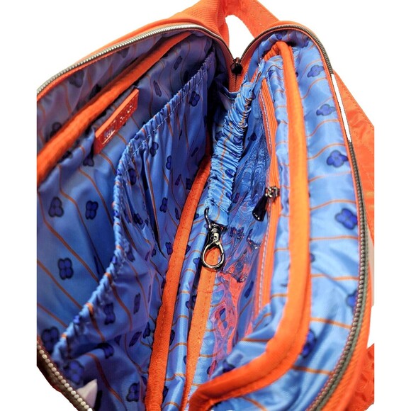 Lug Hitch Belt Bag Papaya Vegan Leather Crossbody Strap Extender RFID Card Slot - Picture 8 of 9